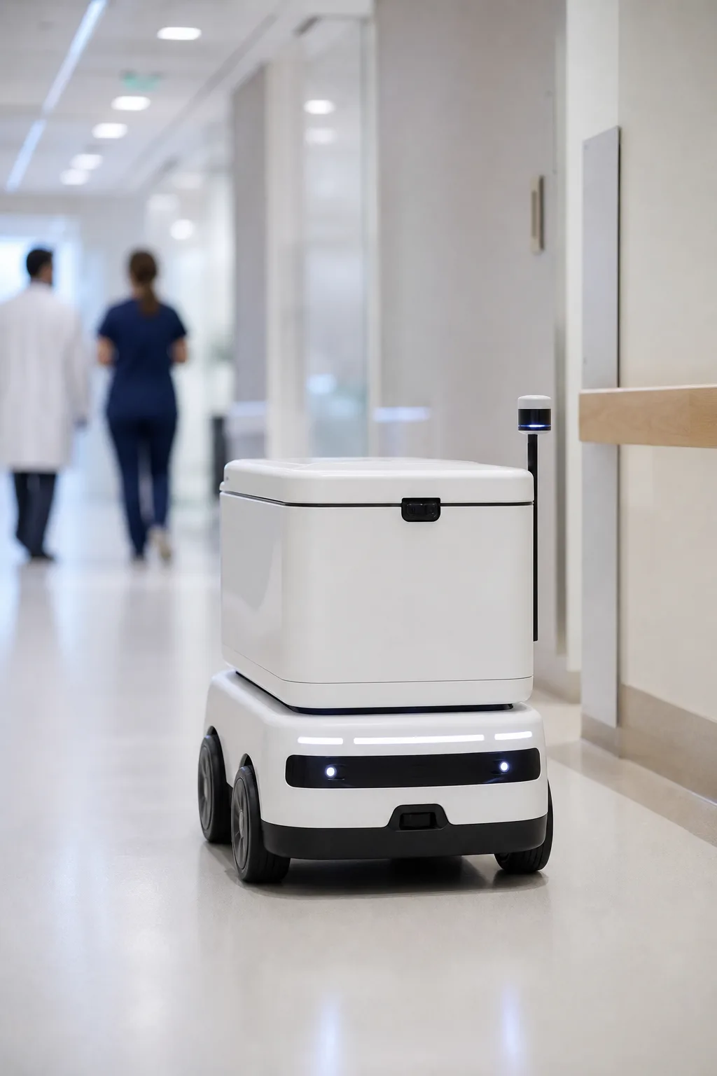 Hospital logistics & service robots